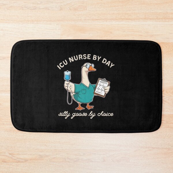 Item preview, ICU Nurse Silly Goose Funny ICU Tee Gift for Critical Care Nurse Humor RN Intensive Care Unit Nurse Shirt Medical Lab Tech Tee designed and sold by MotivaChic.