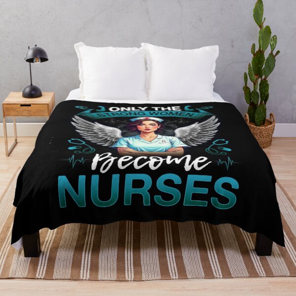 Item preview, Only The Strong Women Become Nurses designed and sold by MuniraWearify.
