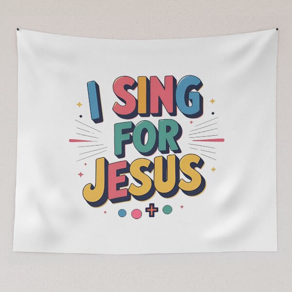 Item preview, Worship Singer - I Sing For Jesus designed and sold by I-wanna-T-shirt.