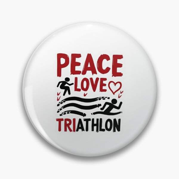 Item preview, Peace, Love, Triathlon – Swim, Bike, Run Lifestyle Design designed and sold by Triathlongram.