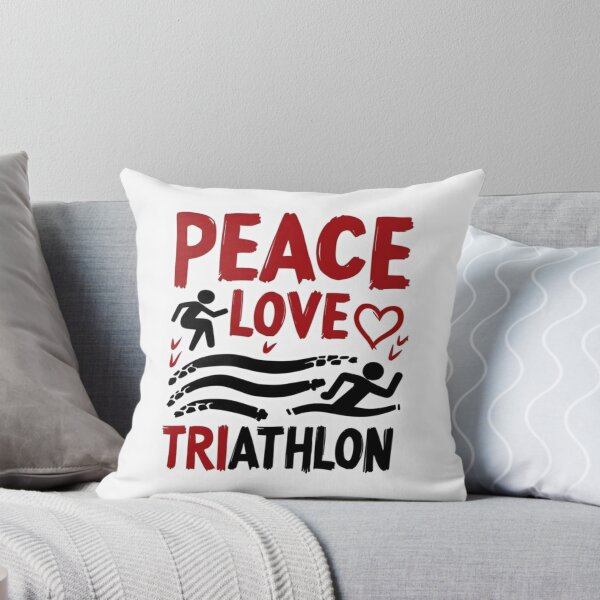 Item preview, Peace, Love, Triathlon – Swim, Bike, Run Lifestyle Design designed and sold by Triathlongram.