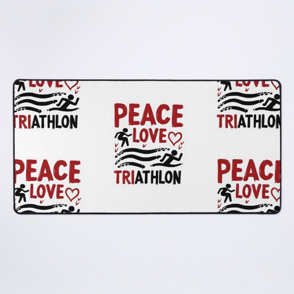 Item preview, Peace, Love, Triathlon – Swim, Bike, Run Lifestyle Design designed and sold by Triathlongram.