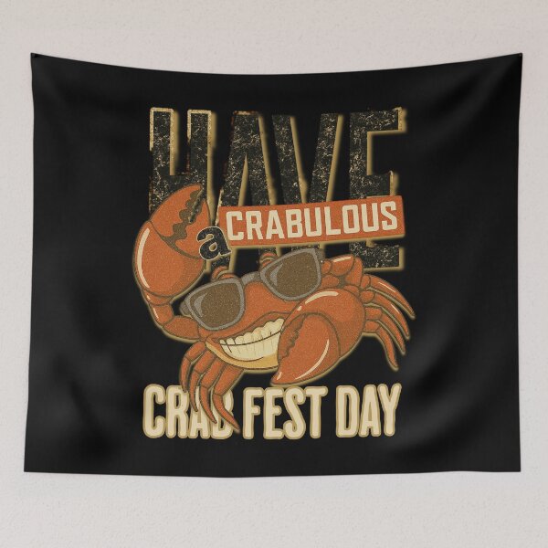 Item preview, VINTAGE DISTRESSED HAVE A CRABULOUS CRAB FEST DAY designed and sold by justyna-s28.