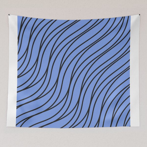 Item preview, Abstract violet waves designed and sold by CREATINERY.