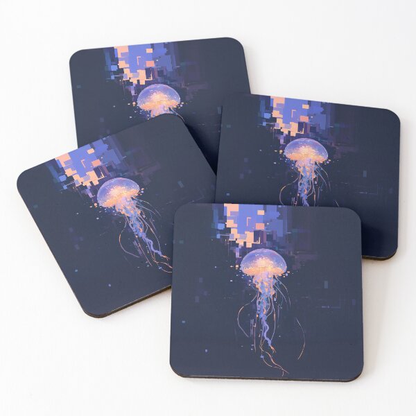 Item preview, Pixel Glitch Jellyfish designed and sold by Christian Weiss.
