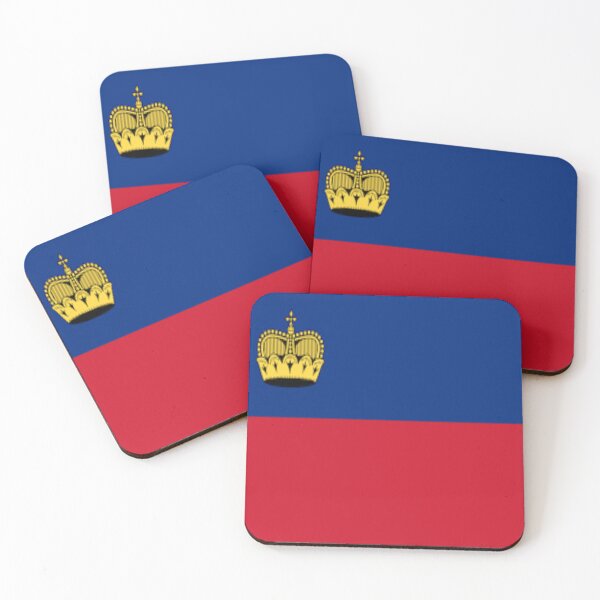 Item preview, Liechtenstein Flag Design designed and sold by Midnight Veil Designs.