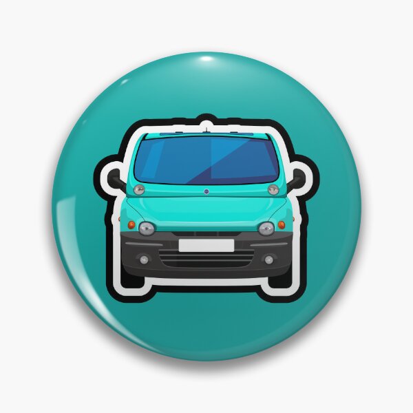 Item preview, Turquoise - Fiat Multipla designed and sold by icgraphicdesign.