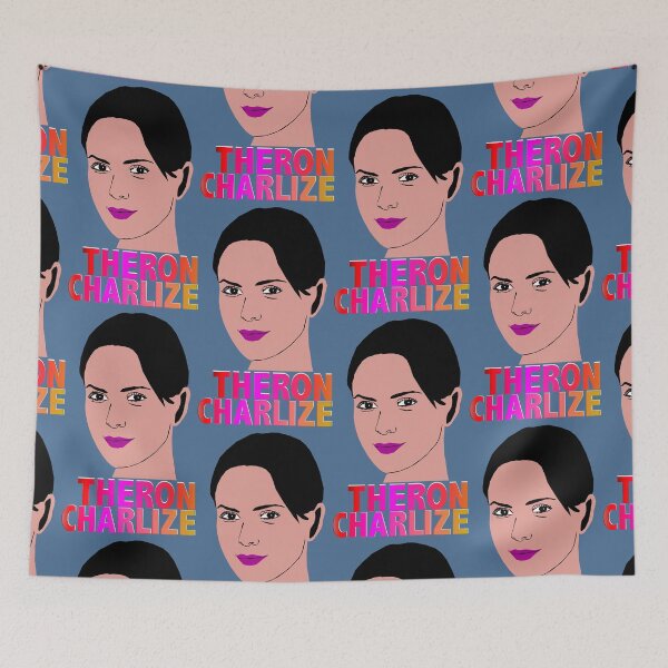 Item preview, Charlize Theron illustration designed and sold by ZooStateofMind.