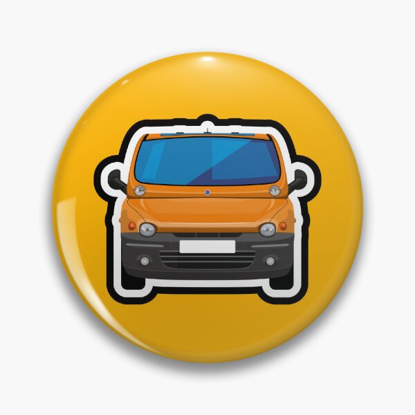 Item preview, Orange Fiat Multipla designed and sold by icgraphicdesign.