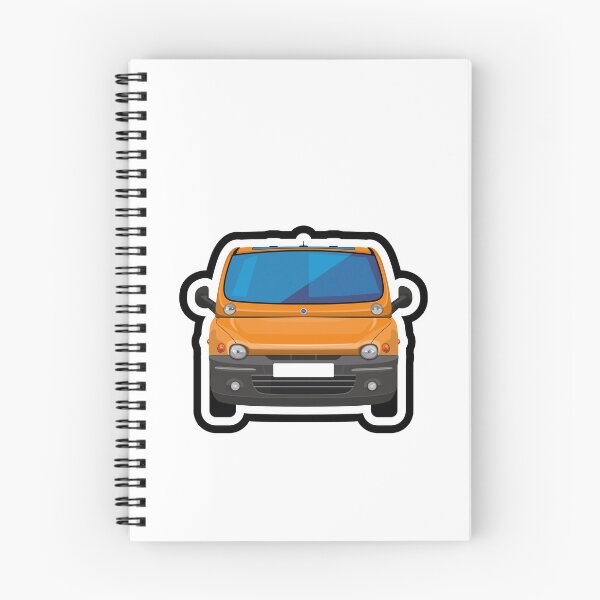Item preview, Orange Fiat Multipla designed and sold by icgraphicdesign.