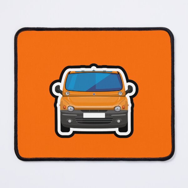 Item preview, Orange Fiat Multipla designed and sold by icgraphicdesign.