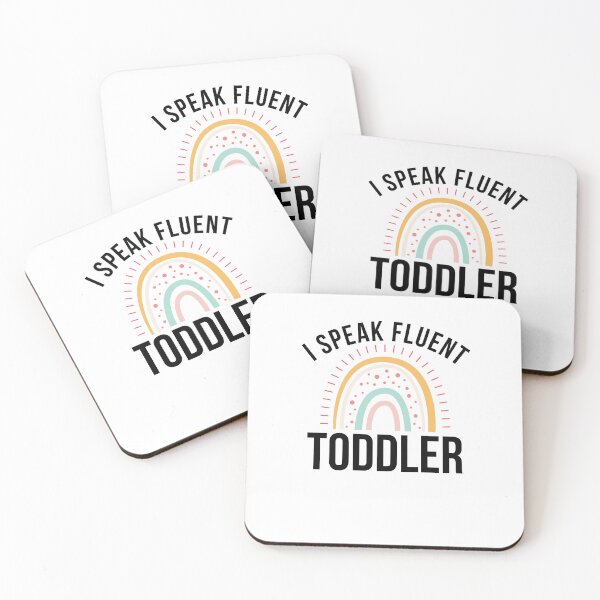 Item preview, I Speak Fluent Toddler Daycare worker Teacher cute rainbow designed and sold by snowry.
