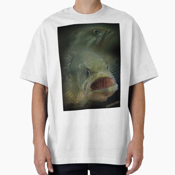 Item preview, Funny Largemouth Bass Portrait - Retro Fishing Design - Underwater Portrait designed and sold by Sam Morrison.