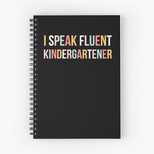 Item preview, Cute I Speak Fluent kindergartener teacher joke designed and sold by snowry.