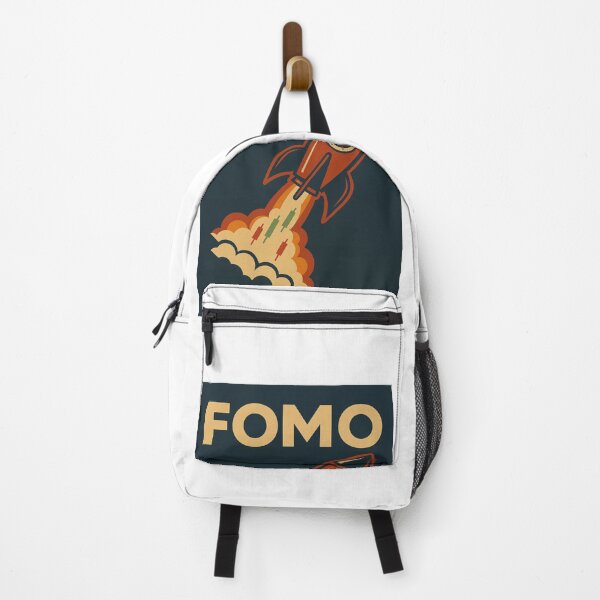 Item preview, FOMO Rocket – Retro Stock Market Blast-Off Design designed and sold by BullishJunkie.