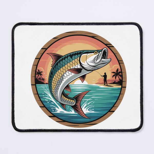 Item preview, Sunset Tarpon – Silver King of the Saltwater designed and sold by FusiTink.