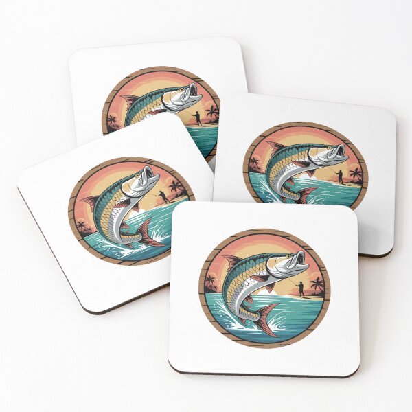 Item preview, Sunset Tarpon – Silver King of the Saltwater designed and sold by FusiTink.