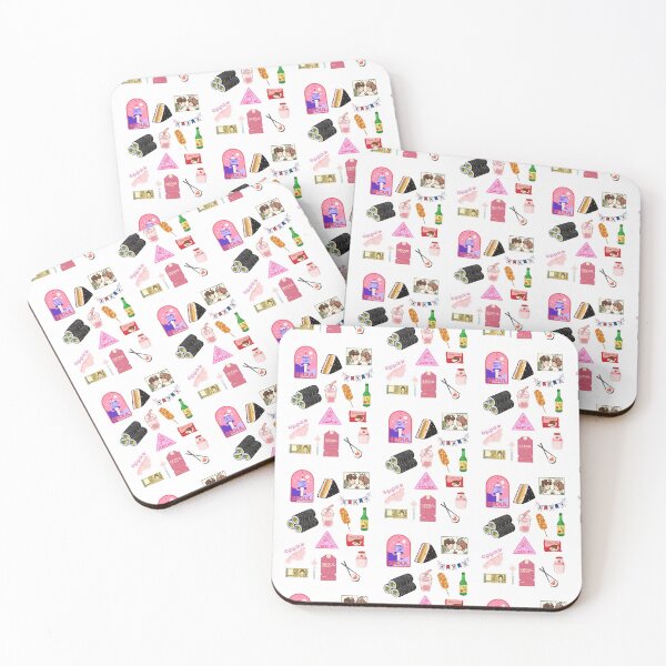 Item preview, Korean Food stickers  designed and sold by Weird Unicorn.