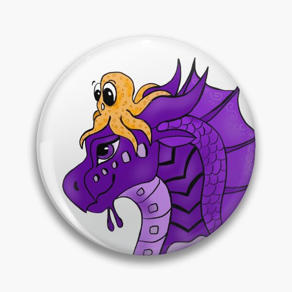 Item preview, Indigo the Seawing with Blob designed and sold by ARTwithAlbright.