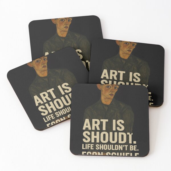 Item preview, Egon Schiele – Art is Short. Life Shouldn’t Be. designed and sold by Czerkiz.