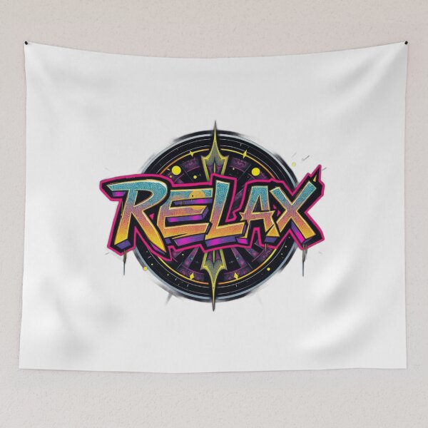 Item preview, RELAX VIBES designed and sold by HappyPrintCo.