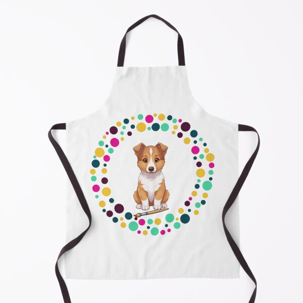 Item preview, Celebrate Dot Day with My Smooth Collie | Colorful Dog Art designed and sold by The Real Life Symphony.
