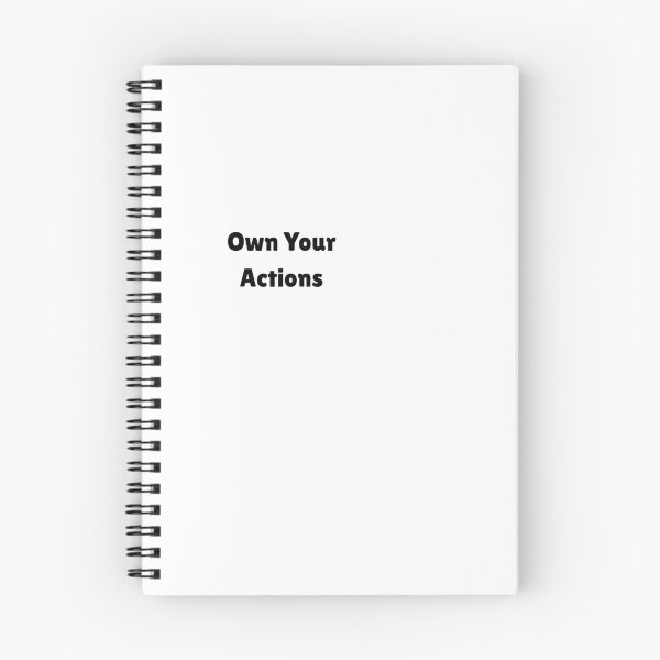 Item preview, Own Your Actions designed and sold by ShaunSandhu.
