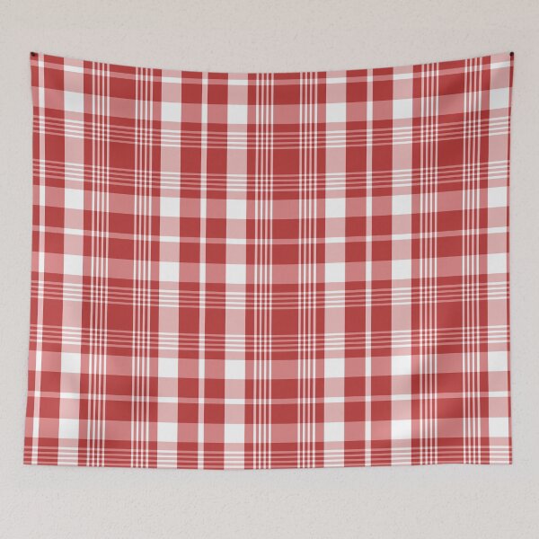 Item preview, Red and White Sporty Plaid Seamless Repeat designed and sold by Sharon Schwalbe.