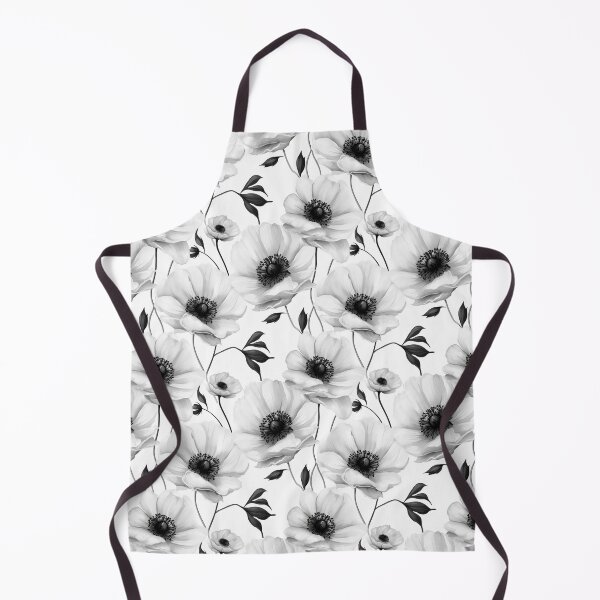 Item preview, White Anemone Flowers designed and sold by Patterns & Prints.