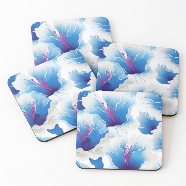 Item preview, Blue Flowers designed and sold by Patterns & Prints.