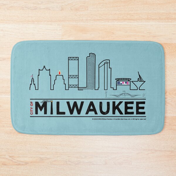 Item preview, MKE City Skyline • Milwaukee, WI designed and sold by MKE Rhine Maiden  •  Grumble Services, LLC..