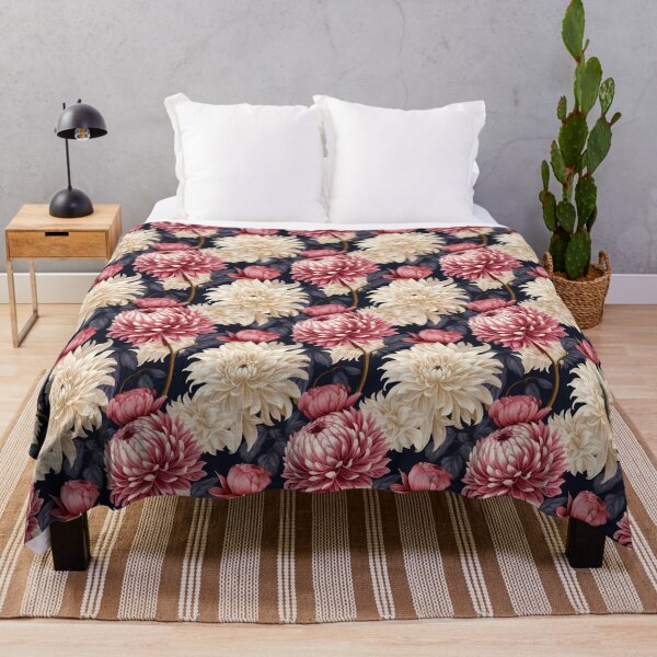 Item preview, Bold Dahlias designed and sold by Patterns & Prints.