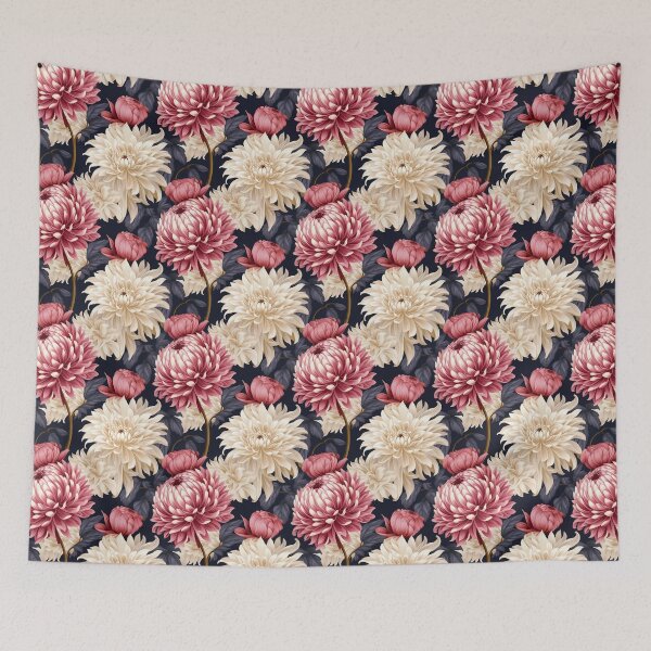 Item preview, Bold Dahlias designed and sold by Patterns & Prints.