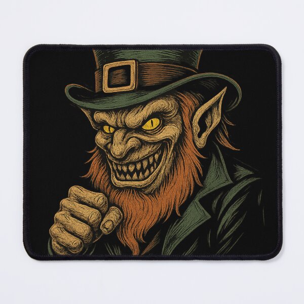 Item preview, Yellow Eyed Irish Leprechaun Design designed and sold by Everything Éire.