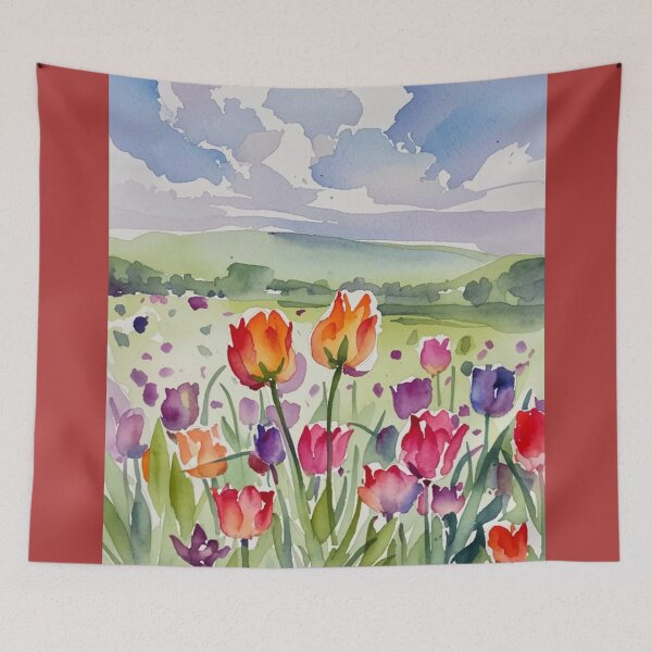 Item preview, Glorious Devon(watercolour + AI) designed and sold by artsmeow.