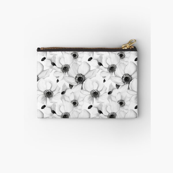 Item preview, White Anemone Flowers designed and sold by Patterns & Prints.