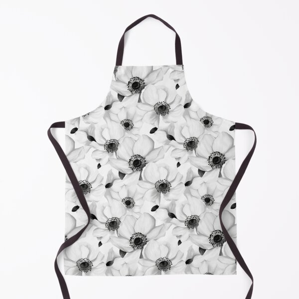 Item preview, White Anemone Flowers designed and sold by Patterns & Prints.