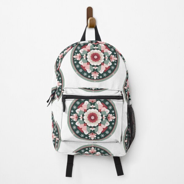 Item preview, Korean Dancheong Winter Mandala – Traditional Floral Snowflake Design, Elegant Vintage Korean Art designed and sold by jelonkaa.