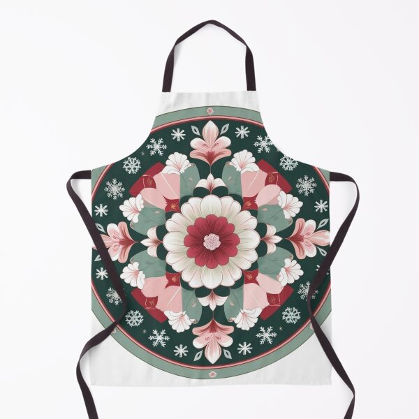 Item preview, Korean Dancheong Winter Mandala – Traditional Floral Snowflake Design, Elegant Vintage Korean Art designed and sold by jelonkaa.