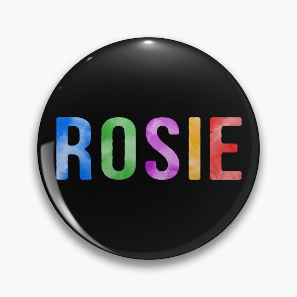 Item preview, Rosie Name Bright Colors designed and sold by Jeallan Designs.