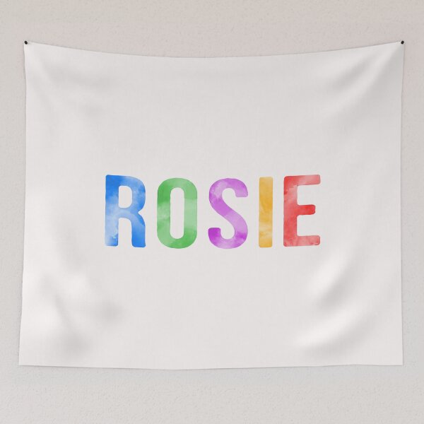 Item preview, Rosie Name Bright Colors designed and sold by Jeallan Designs.