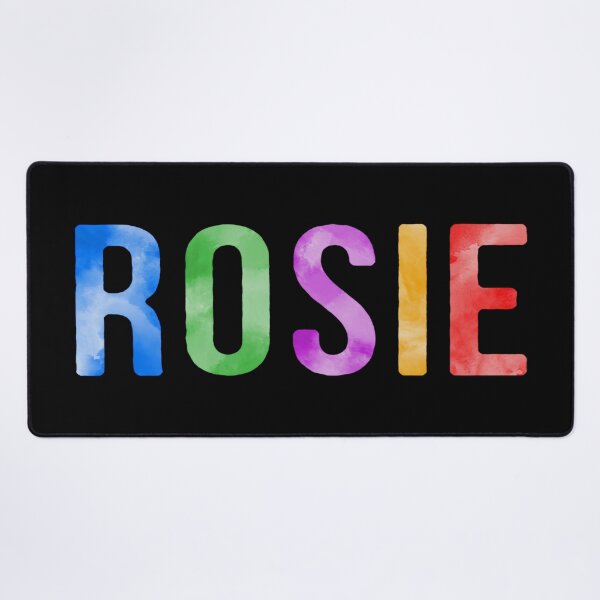 Item preview, Rosie Name Bright Colors designed and sold by Jeallan Designs.