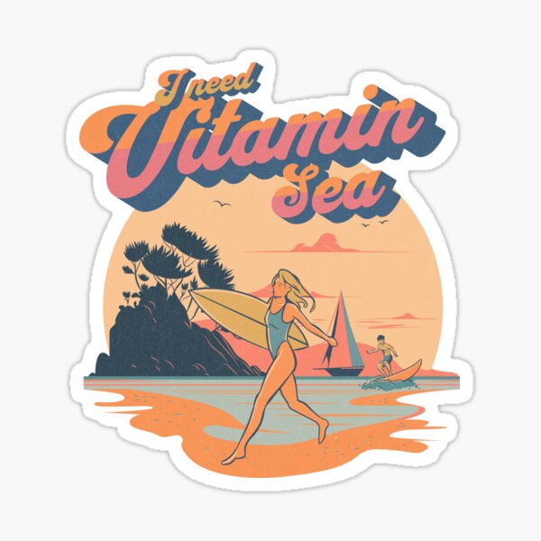 Item preview, I Need Vitamin Sea- Beach Summer designed and sold by AnAzArt.