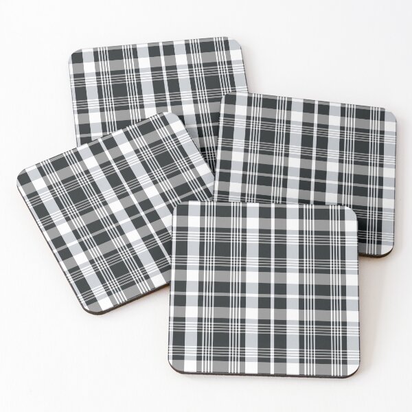 Item preview, Black White Grey Plaid Seamless Repeat designed and sold by Sharon Schwalbe.