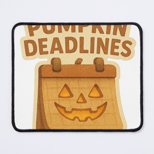 Item preview, Calendar Design with Jack o' Lantern and Pumpkin Deadlines Text designed and sold by Creative88Art.