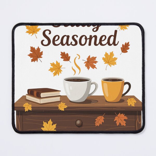 Item preview, Autumn Themed Design with Falling Leaves and Study Elements designed and sold by Creative88Art.