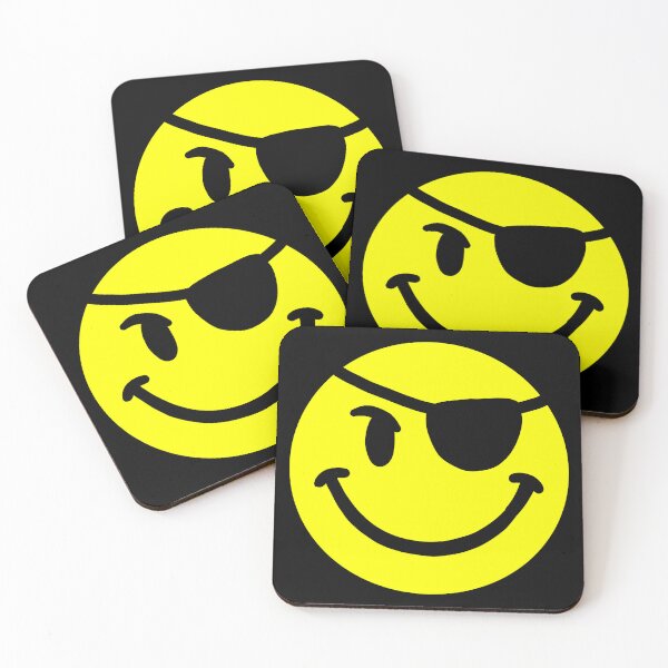 Item preview, One-Eyed and All Smiles – Eyepatch Smiley Face designed and sold by Eyepatch-Jacks.