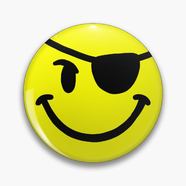 Item preview, One-Eyed and All Smiles – Eyepatch Smiley Face designed and sold by Eyepatch-Jacks.