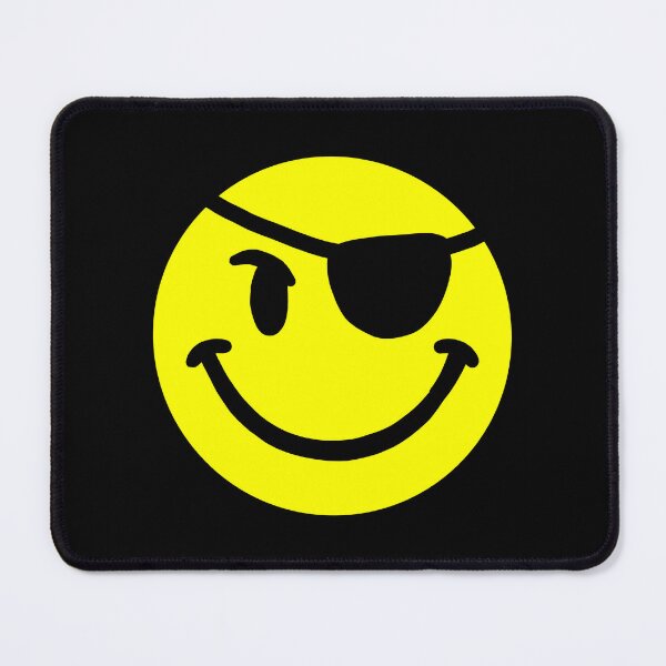 Item preview, One-Eyed and All Smiles – Eyepatch Smiley Face designed and sold by Eyepatch-Jacks.