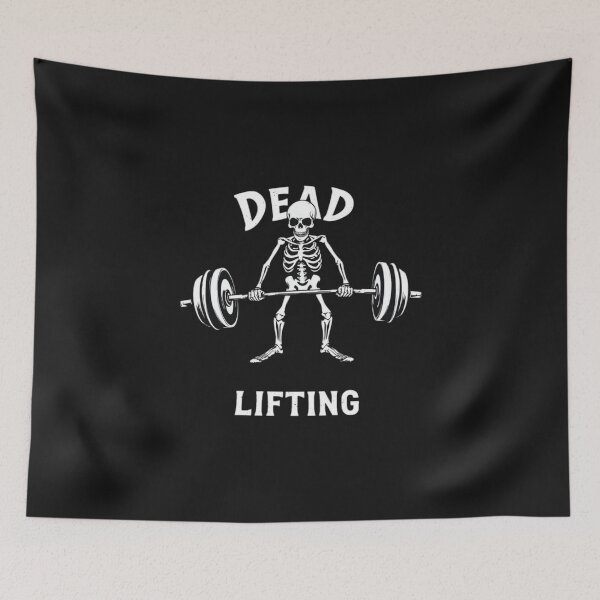 Item preview, Dead Lifting Skeleton designed and sold by HypeTheTrophy.